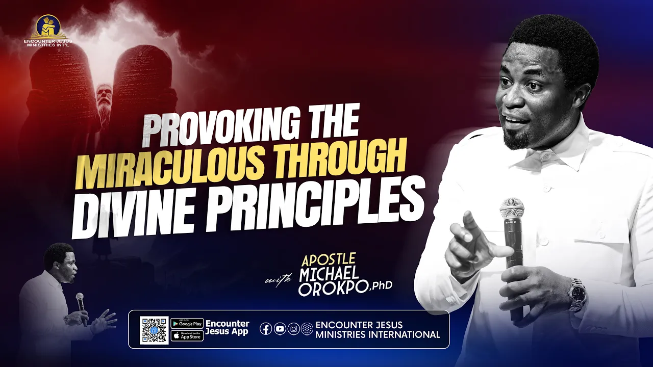 Apostle Michael Orokpo Preaching - Provoking the Miraculous Through Divine Principles